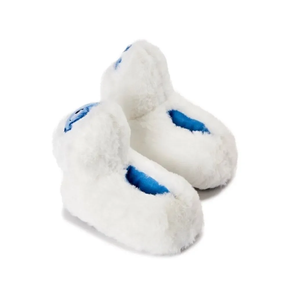 Baby Boys Girls Abominable Snowman Slippers Fuzzy Faux Fur Shoes Size 4